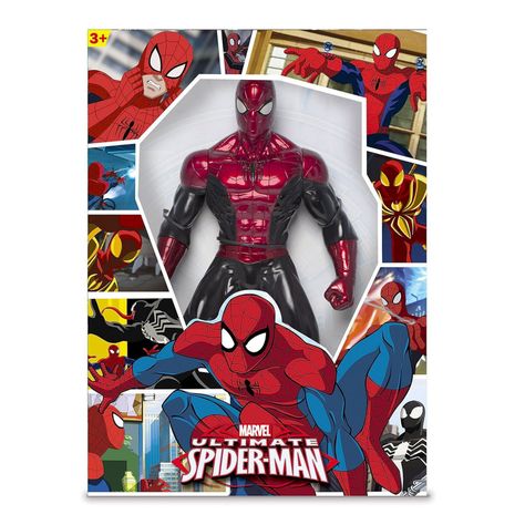 Figura Spiderman Ultimate Rojo-Negro 50 cms-1