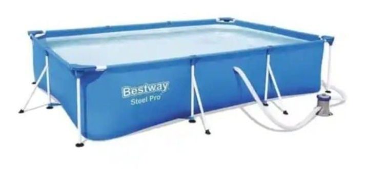 Piscina Estructural Bestway 300x201x66 cm con Bomba Filtro -0