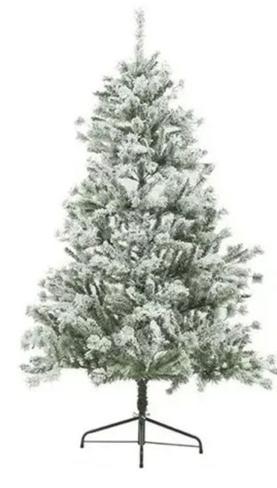 Arbol de Navidad Nevado + Frutos Rojos 180 cm Modelo Bavaria -0