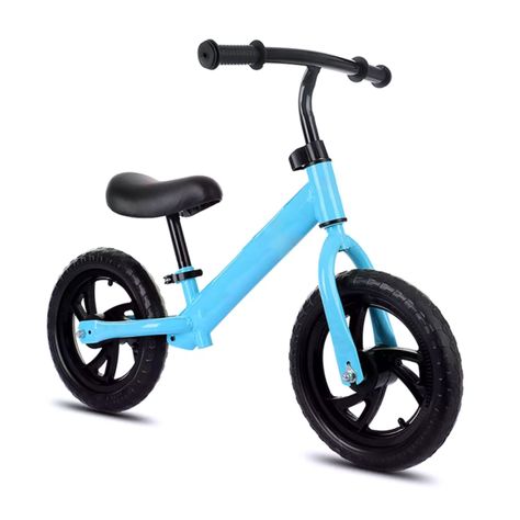 Bicicleta de Aprendizaje Anti Pinchazo Celeste-0