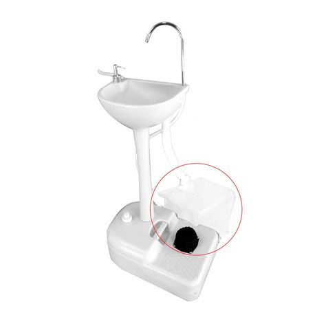 Bolsa Accesorio Desagüe para Lavamanos Portátil-1