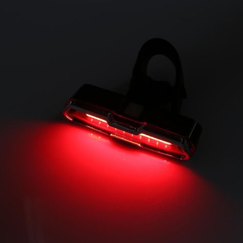 Luz Para Bicicleta Trasera Rojo Y Blanco-3