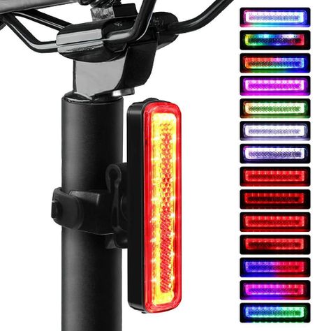 Luz Bicicleta Trasera Arcoíris-1