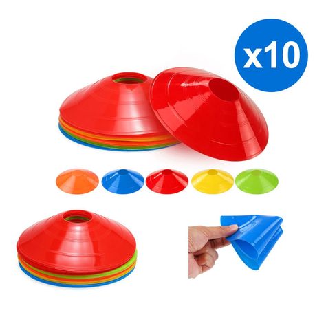 Pack 10 Conos Lenteja 5 Colores Con Malla-1