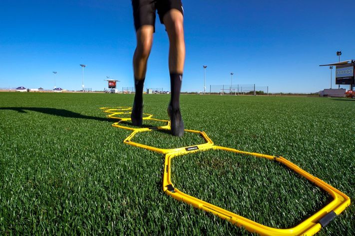 Valla de salto y disco de agilidad y entrenamiento-2