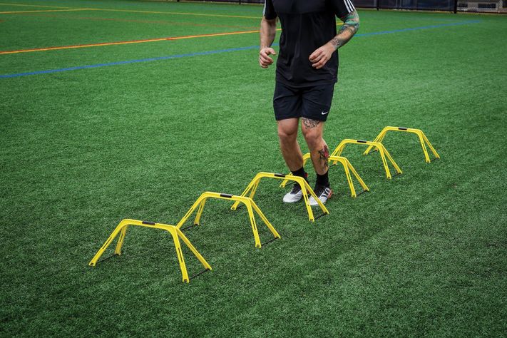 Valla de salto y disco de agilidad y entrenamiento-4