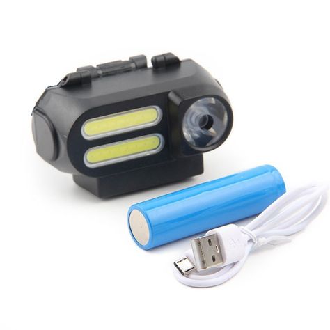 Luz Doble LED para Bicicleta Recargable-2