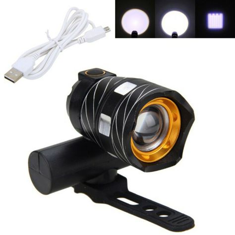 Luz Ajustable Frontal LED Recargable -2