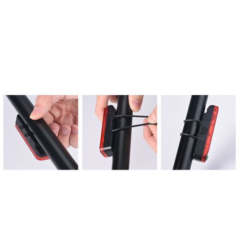 Luz Bicicleta Trasera 5 LED Rojo-9