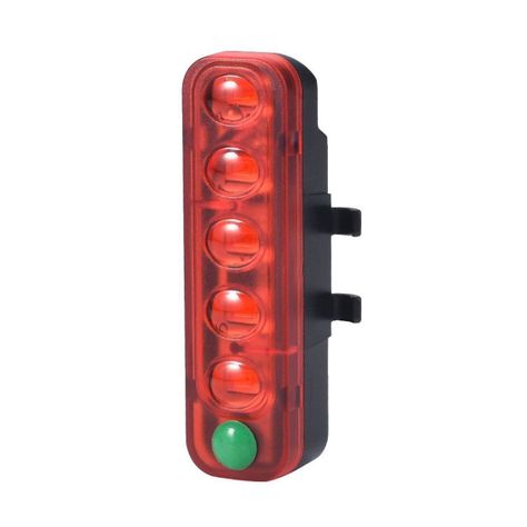 Luz Bicicleta Trasera 5 LED Rojo-4