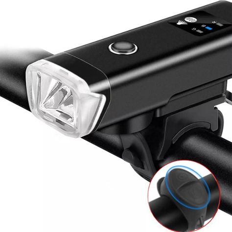 Luz Bicicleta Frontal LED Recargable-1