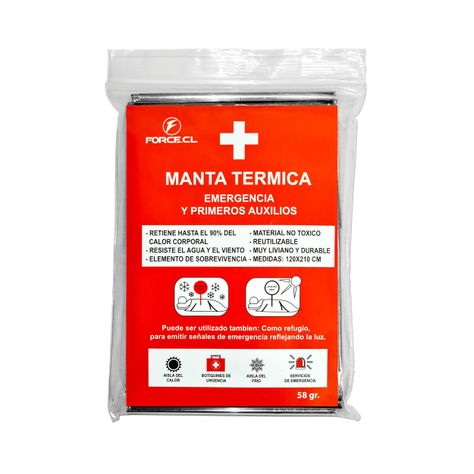 Manta Térmica De Emergencia Trekking Frío-1
