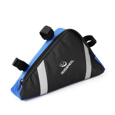 Bolso Triángulo para Bicicleta Reflectante Azul -0