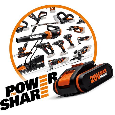 Soplador a batería 20v 200km/l + accesorios-7
