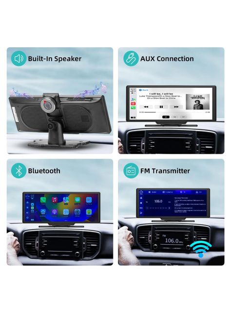 Pantalla Touch Para Auto Con Camara Carplay Android Auto-2