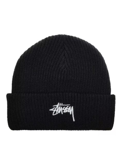 Gorro Stussy Lana Adulto Unisex Negro-0
