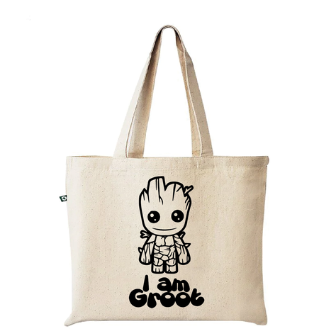 Bolso Tote Bag Estampado I Am Groot-0