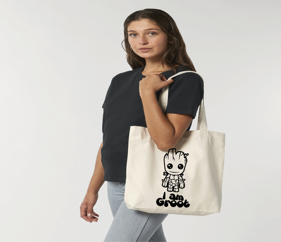 Bolso Tote Bag Estampado I Am Groot-1