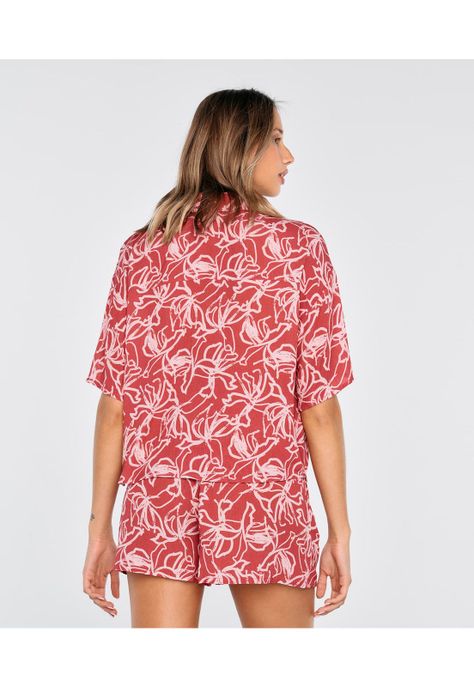 Short Mujer Bolsillos Flower Dance-2