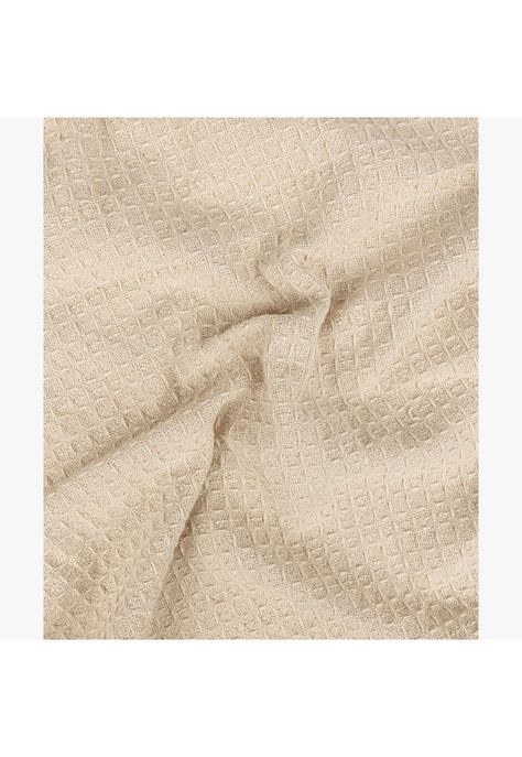 Manta Algodón Waffle Beige-2