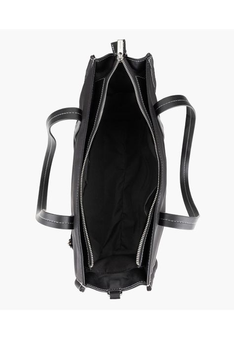 Cartera De Hombro Notebook Back To School Nylon Negro-2