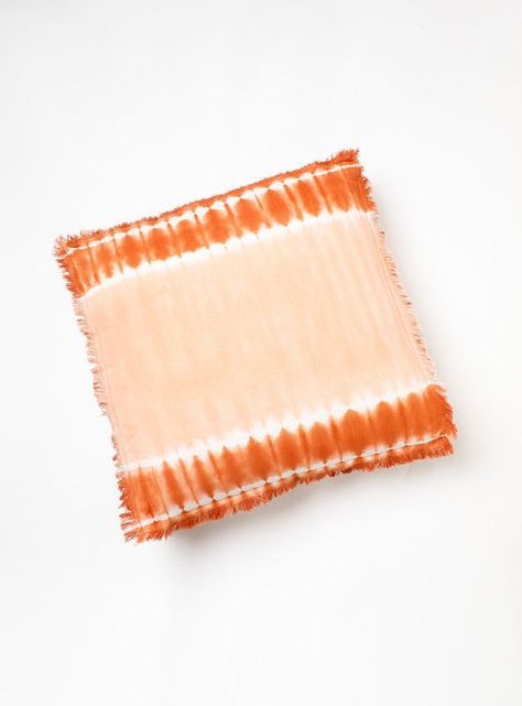Cojín 45 X 45 Cm Tie Dye Lounge Naranjo-0