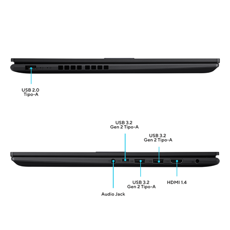 Notebook Asus Vivobook 16 Intel Core I7 12gb Ram 512gb Ssd 16" WUXGA-1
