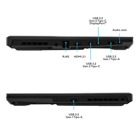 Notebook Asus Tuf Gaming A16 R7 16gb Ram 512gb Ssd Rx7600s-1