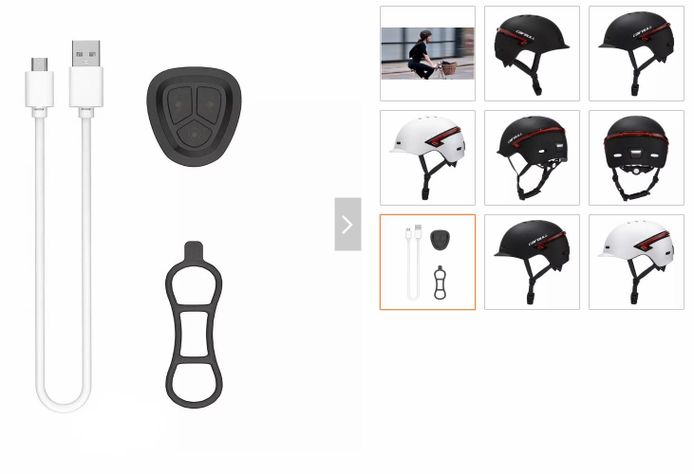Casco bicicleta o scooter cairbull Recon con señalizadores -5