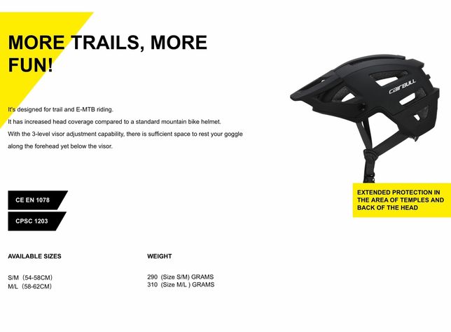 Casco bicicleta mtb Cairbull Trail AM enduro -6