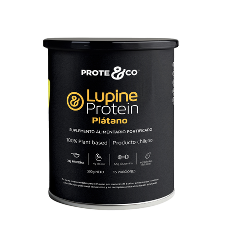 Proteína Vegetal Lupine Protein sabor plátano vegana-0