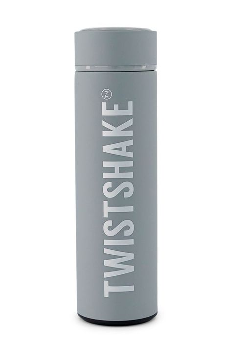 Termo para agua Twistshake Hot & Cold 420ml gris-0