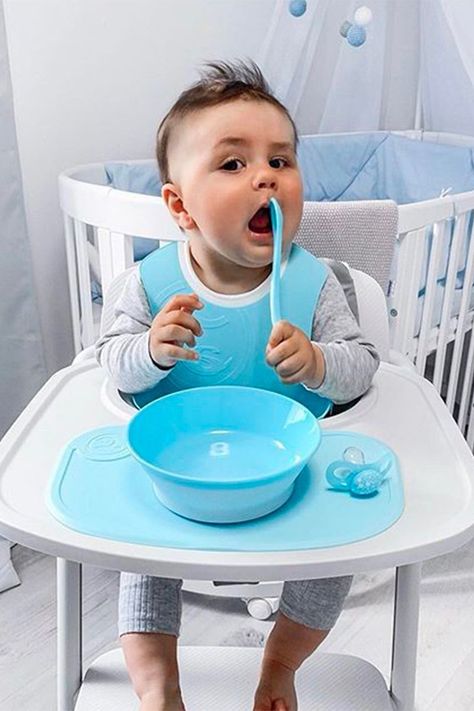 Cuchara de alimentación Twistshake 4+m 3 uns azul-3