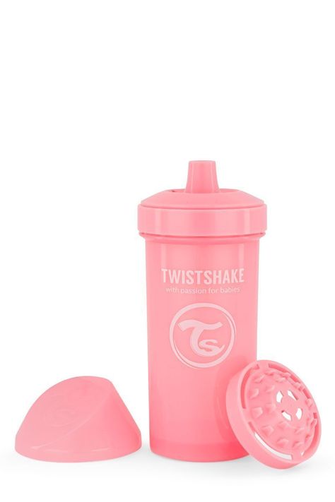 Vaso Twistshake Kid Cup 360ml 12+m rosado-0