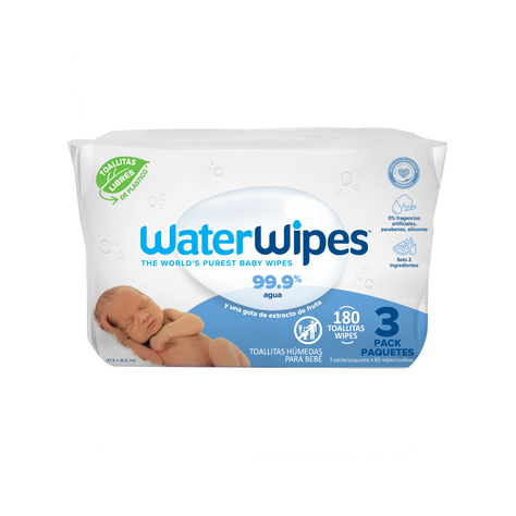 Toallitas húmedas WaterWipes Bio 3x60 uns-1