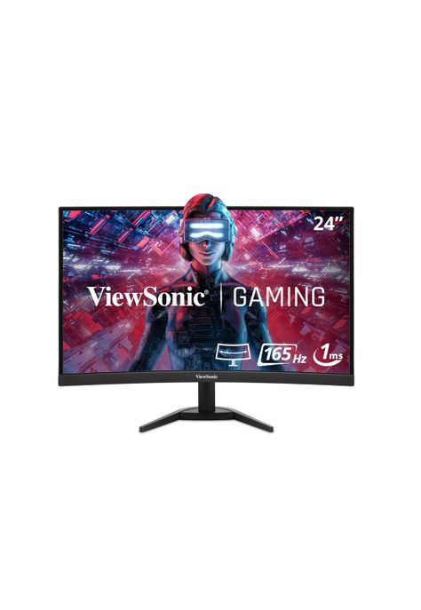 Monitor curvo Viewsonic VX2468-PC-MHD 1080p /1ms /165Hz con FreeSync / 24" FHD-0