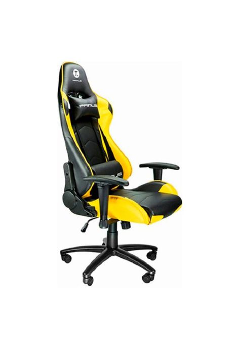 Silla Gamer Primus Thronos 100T Amarillo reclinación 135º / Hasta 120kg-1
