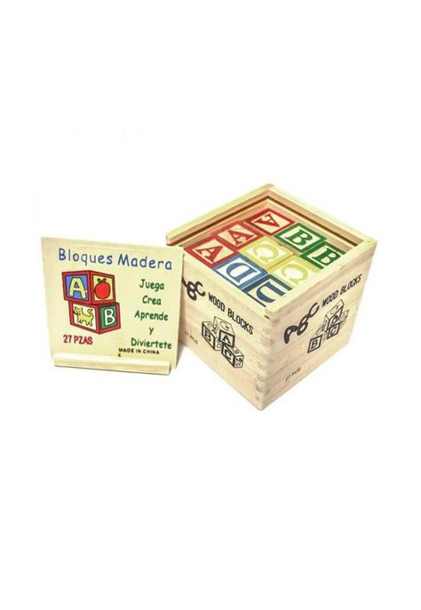 Juguete Madera Cubo 48 piezas-1