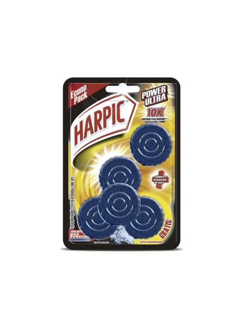 Pastilla para estanque para inodoros harpic 5 un-0