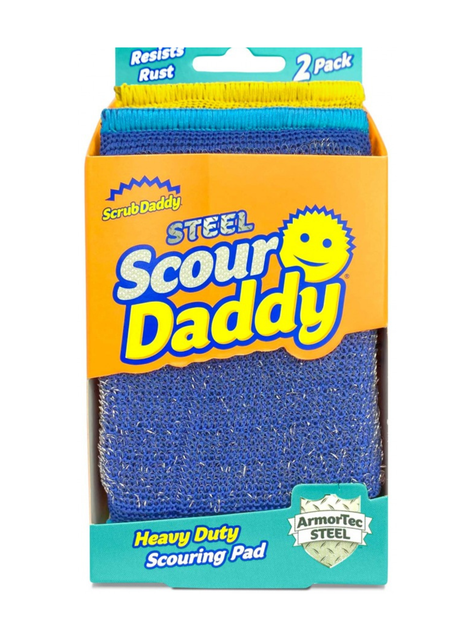 Esponja Acero Inoxidable Scour Daddy 2 Unid-0