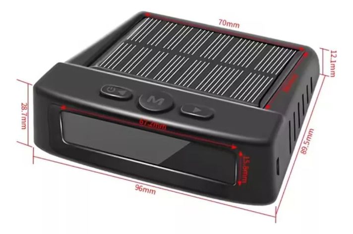 Sin Caja Monitoreo Presión 6 Neumáticos Camión Tpms Solar-1