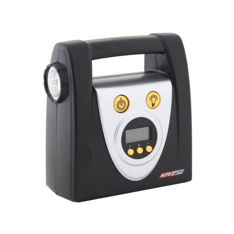 Compresor De Aire Digital 12 V Autostyle Color Negro Fase Eléctrica Monofásica Frecuencia 0 Mhz-0