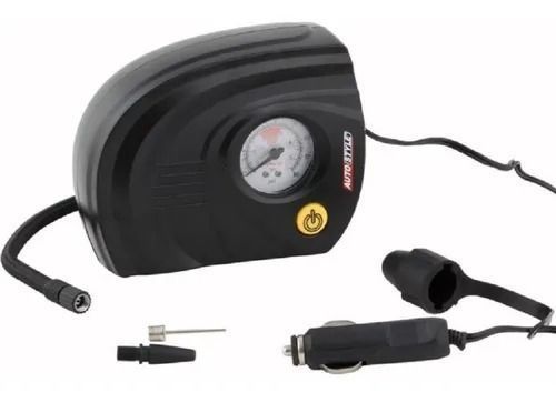 Compresor De Aire Análogo 12 V Autostyle Color Negro Frecuencia-1