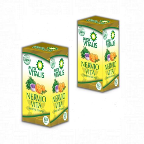 Nervio Vita 2 Frascos 60 Caps C/u Melisa Naranjo Lavanda A.v-0