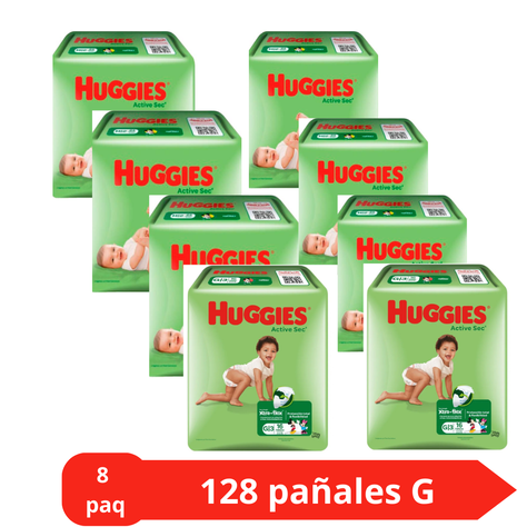 Huggies Active Sec G X8 Paquetes-1