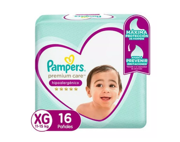 Pañales Pampers Premium Care XG 64 pañales-0