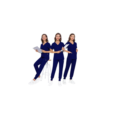 UNIFORME CLÍNICO  DOS PIEZAS SPANDEX-1