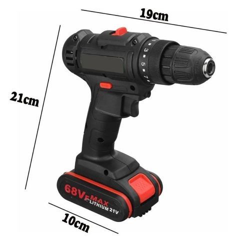Taladro inalámbrico 20V + 2 baterías + cargador-2
