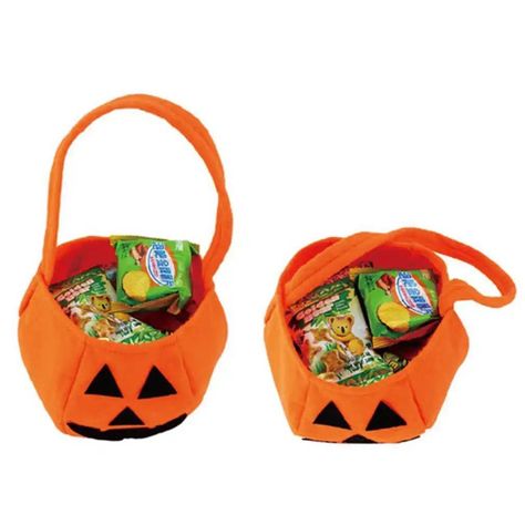 Bolsas Halloween Pack 2 Unidades , Bolsas Dulces Cotillón-2