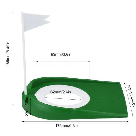Putting De Golf Con Agujero Entrenamiento Golf-1